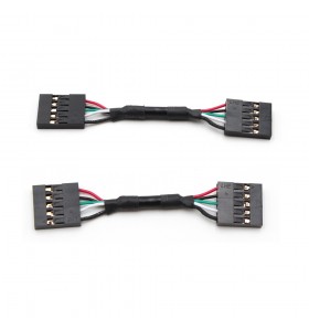 Dupont 5-Pin 2.54mm Female to Female Extension Wire Harness Cable for Arduino